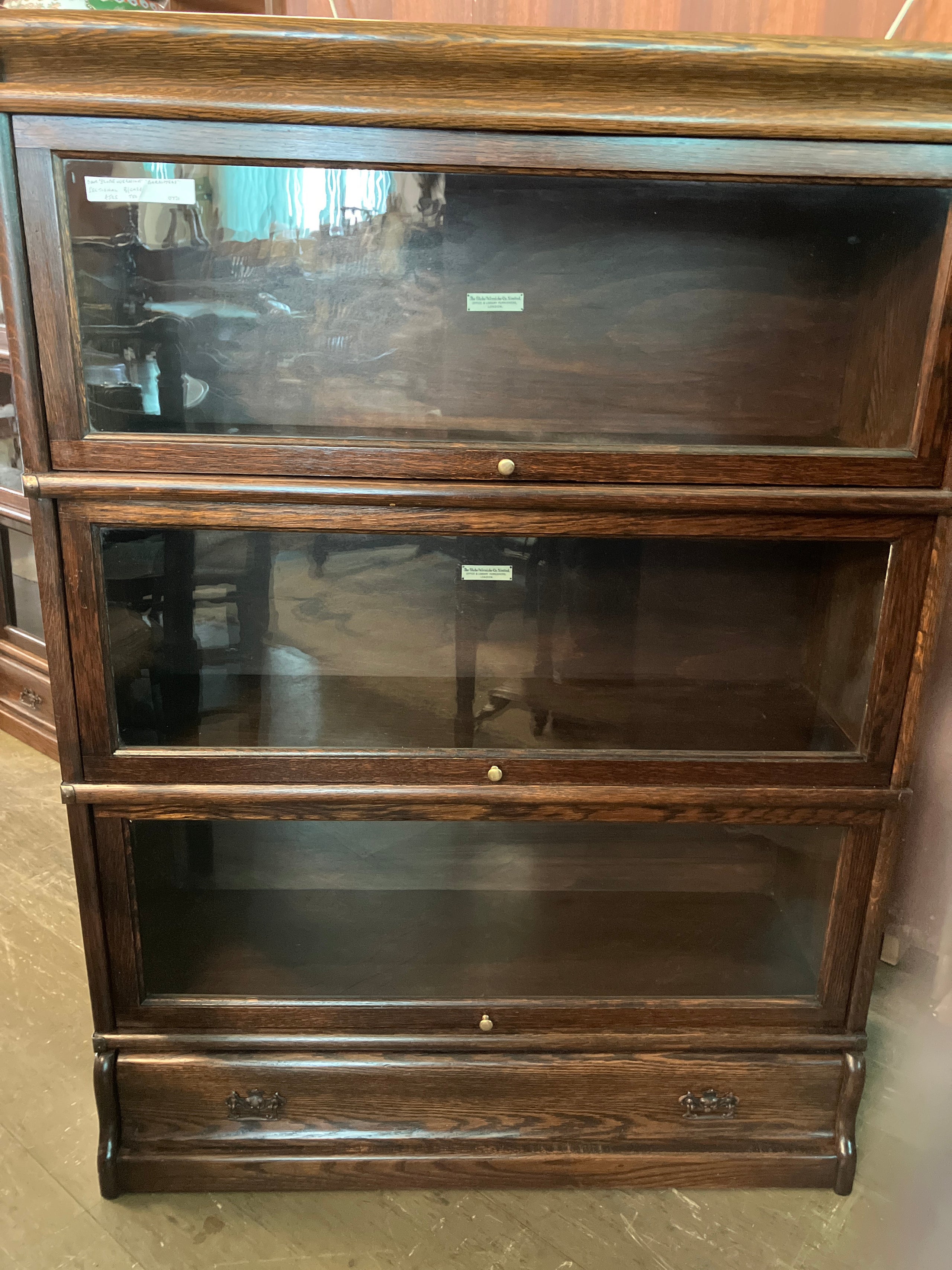 イギリス 1920年代 バリスタブックケース スタッキングブックシェルフ